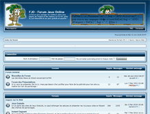 Tablet Screenshot of forumjeuxonline.com